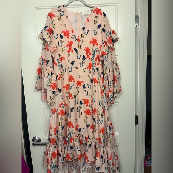 Borgo De Nor Ruffled Butterfly Dress - Picture 1 of 5